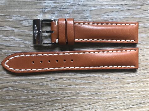 breitling leather strap red face|genuine Breitling leather strap.